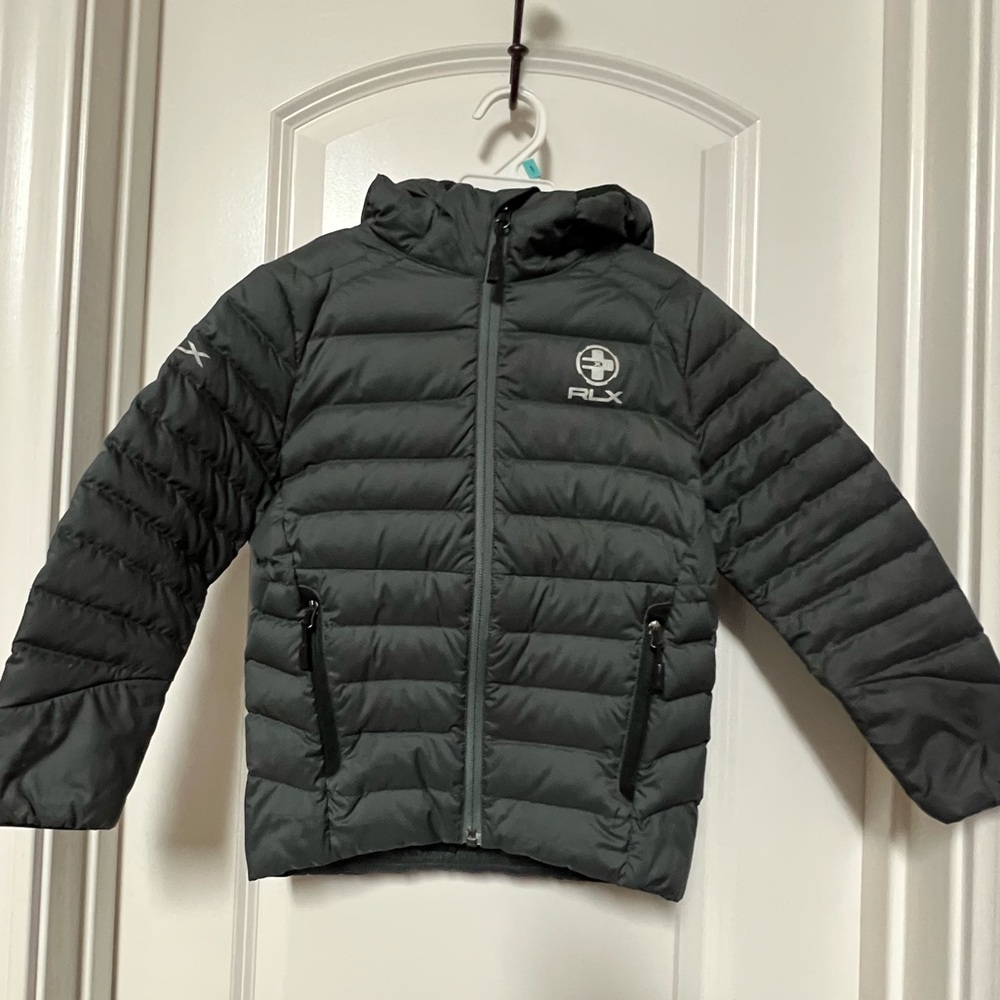 Ralph Lauren RLX Kids Black Light Puffer Jacket 4T